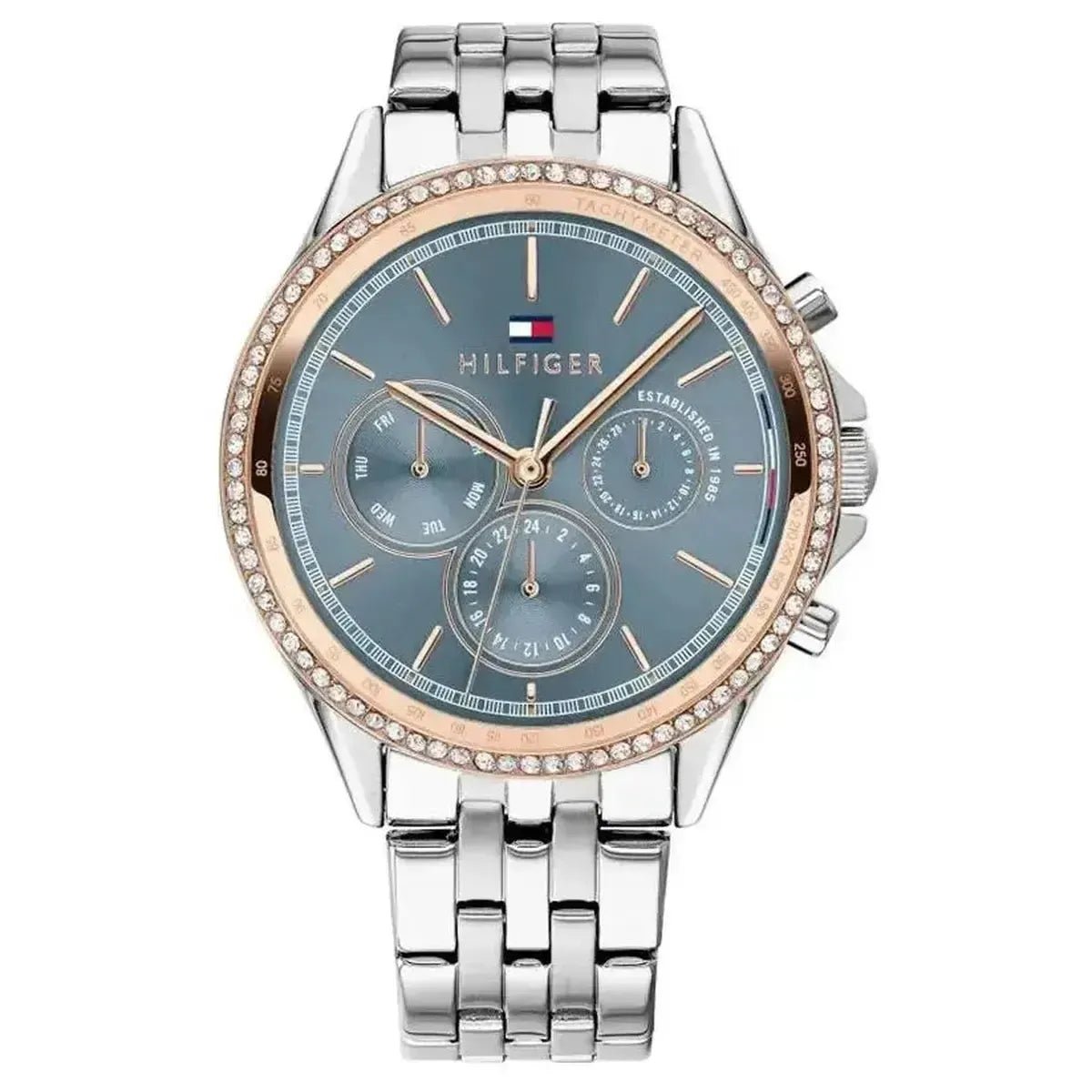 Tommy Hilfiger Ari 1781976 Women's Watch – 38mm Navy Dial Stainless Steel