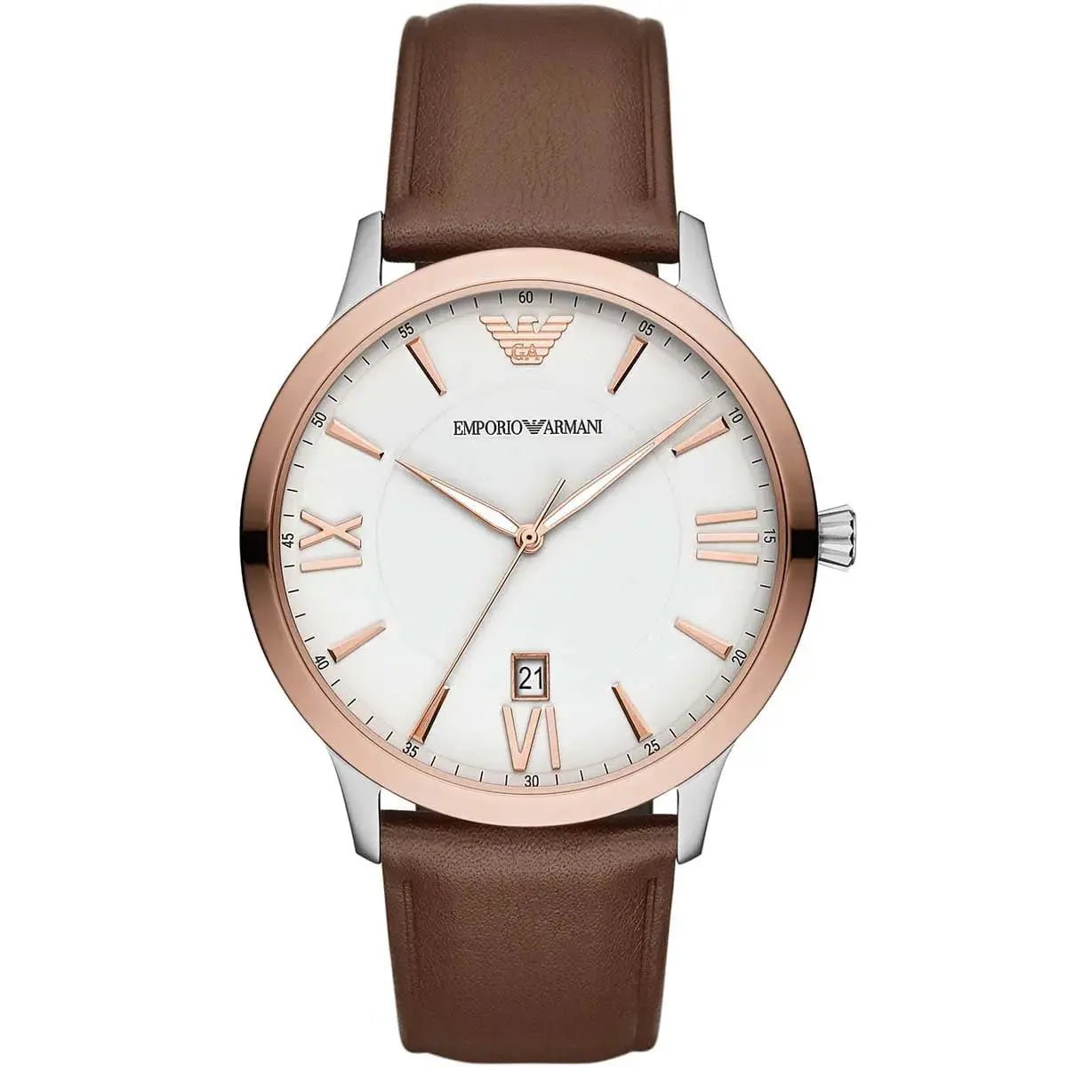 Emporio Armani Giovanni AR11211 Chronograph Men's Watch - White Dial