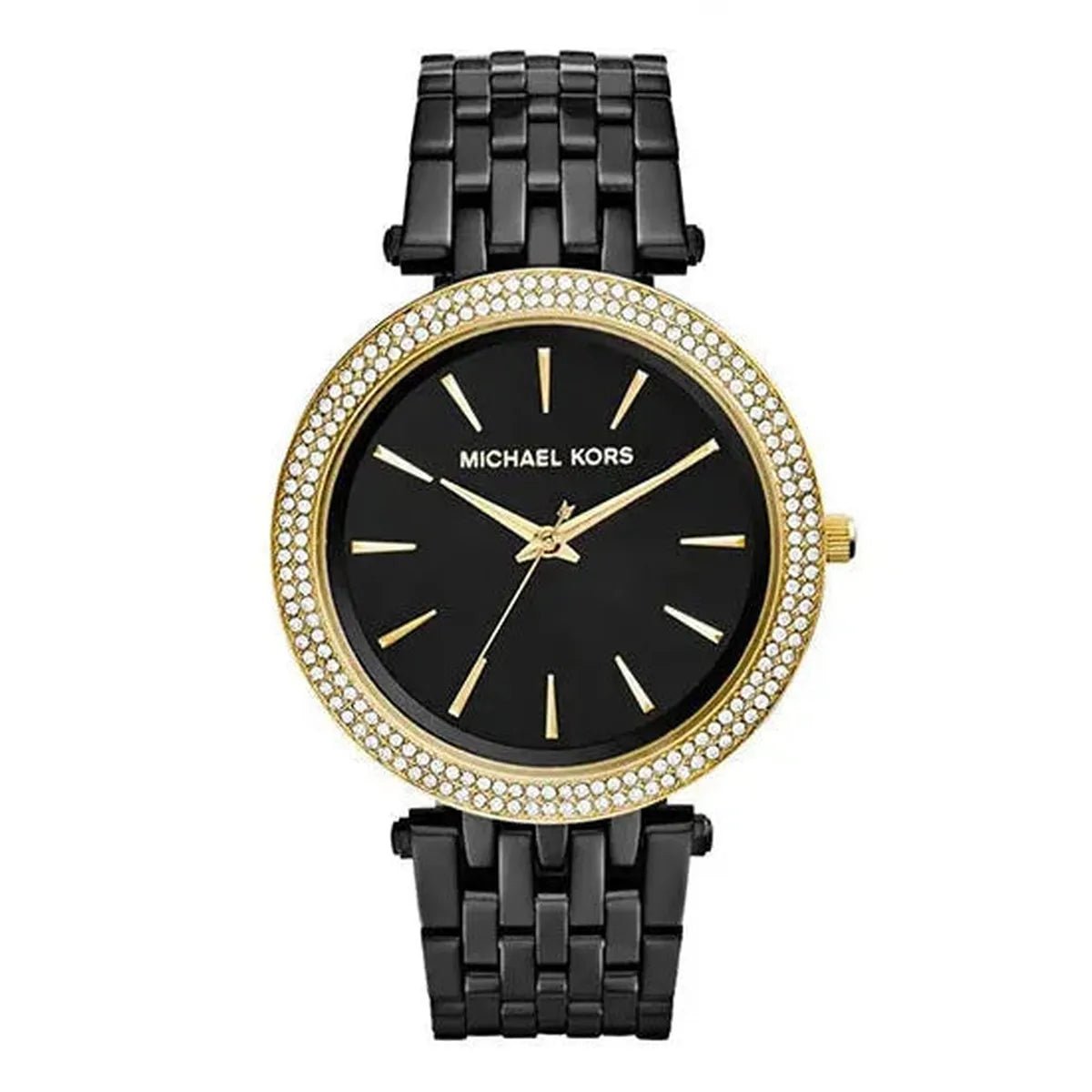 Michael Kors Darci MK3322 Women's Watch – 39mm Black Dial Stainless Steel