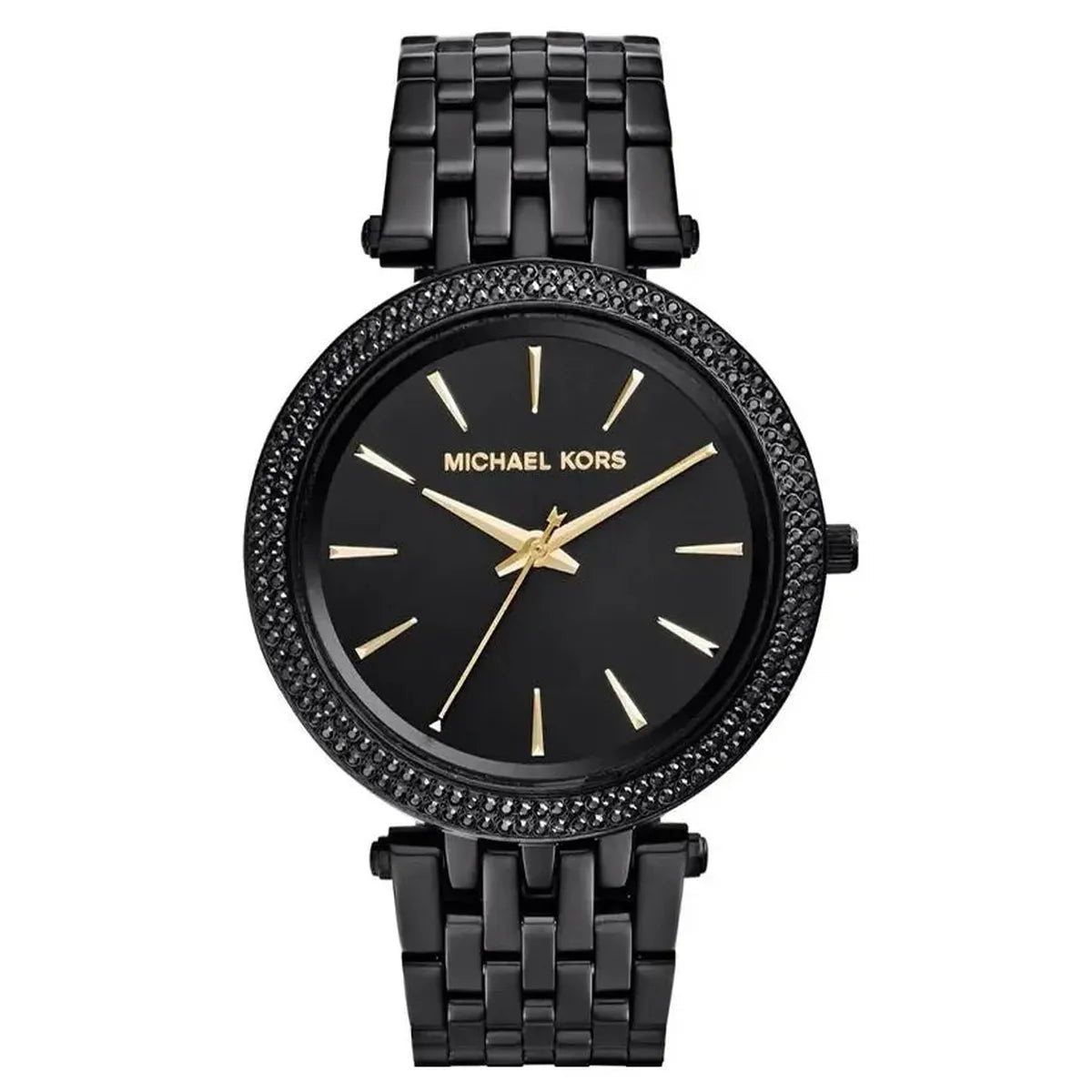 Michael Kors Darci MK3337 Women's Watch – 39mm Black Dial Stainless Steel