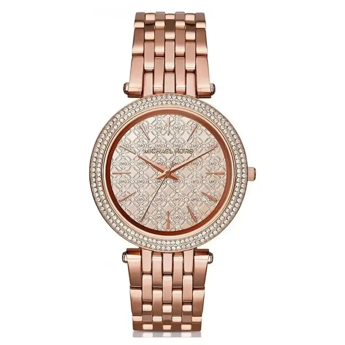 Michael Kors MK3399 Women's Watch – 39mm Rose Gold Dial Stainless Steel