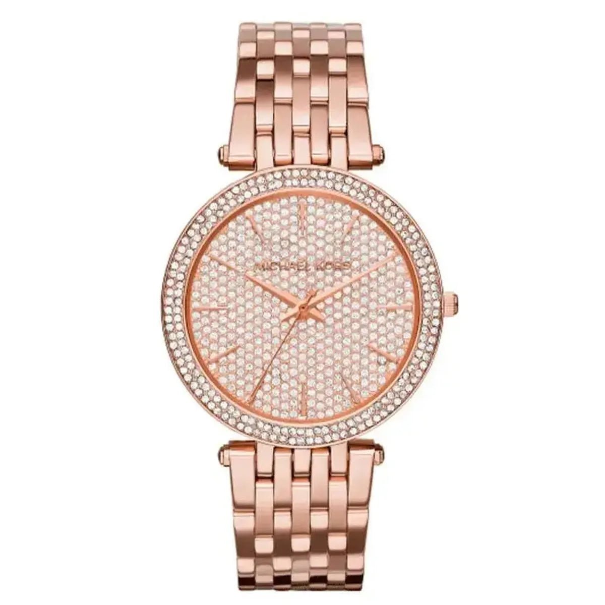 Michael Kors MK3439 Women's Watch – 39mm Rose Gold Dial Stainless Steel