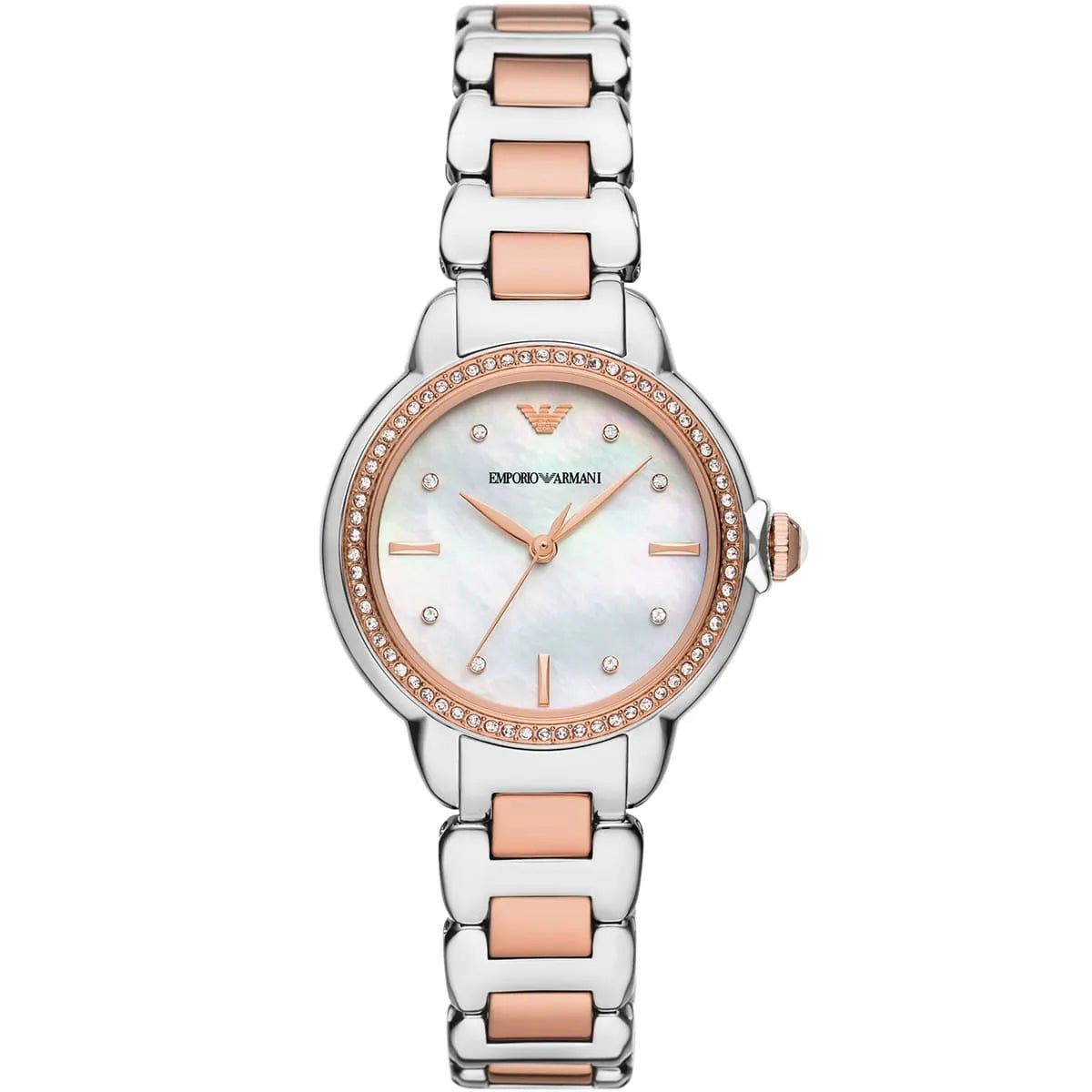 Emporio Armani Mia AR11569 Women's Watch – 32mm Mother of Pearl Dial Stainless Steel