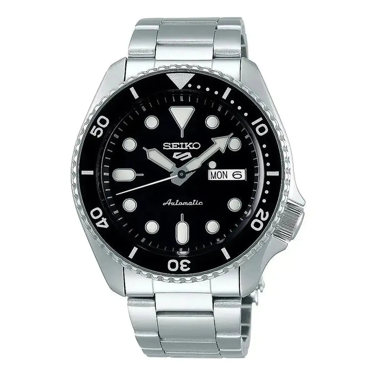 Seiko 5 Sports SRPD55K1 Men's Watch – 42.5mm Black Dial Stainless Steel