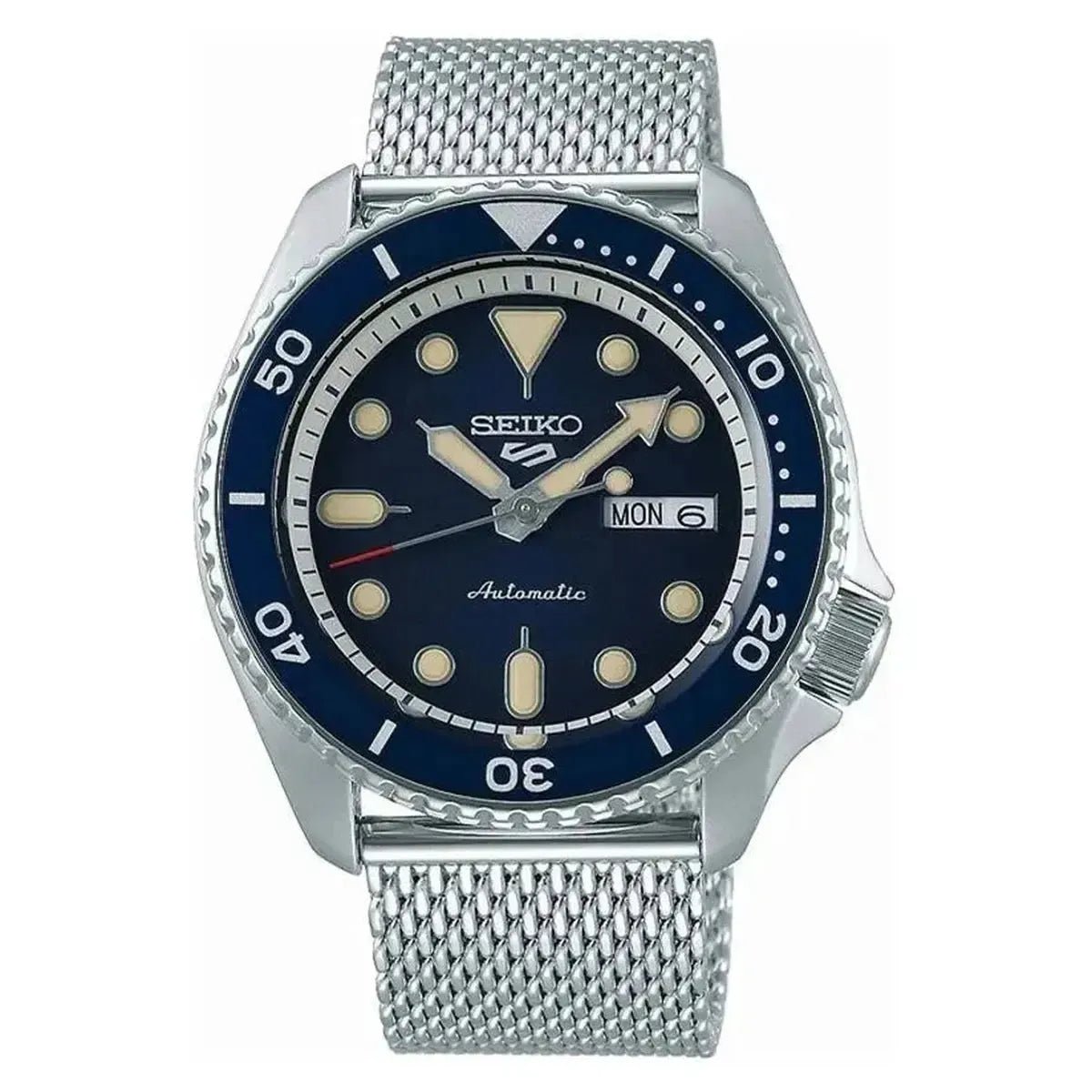 Seiko 5 Sports SRPD71K1 Men's Watch – 42.5mm Blue Dial Stainless Steel