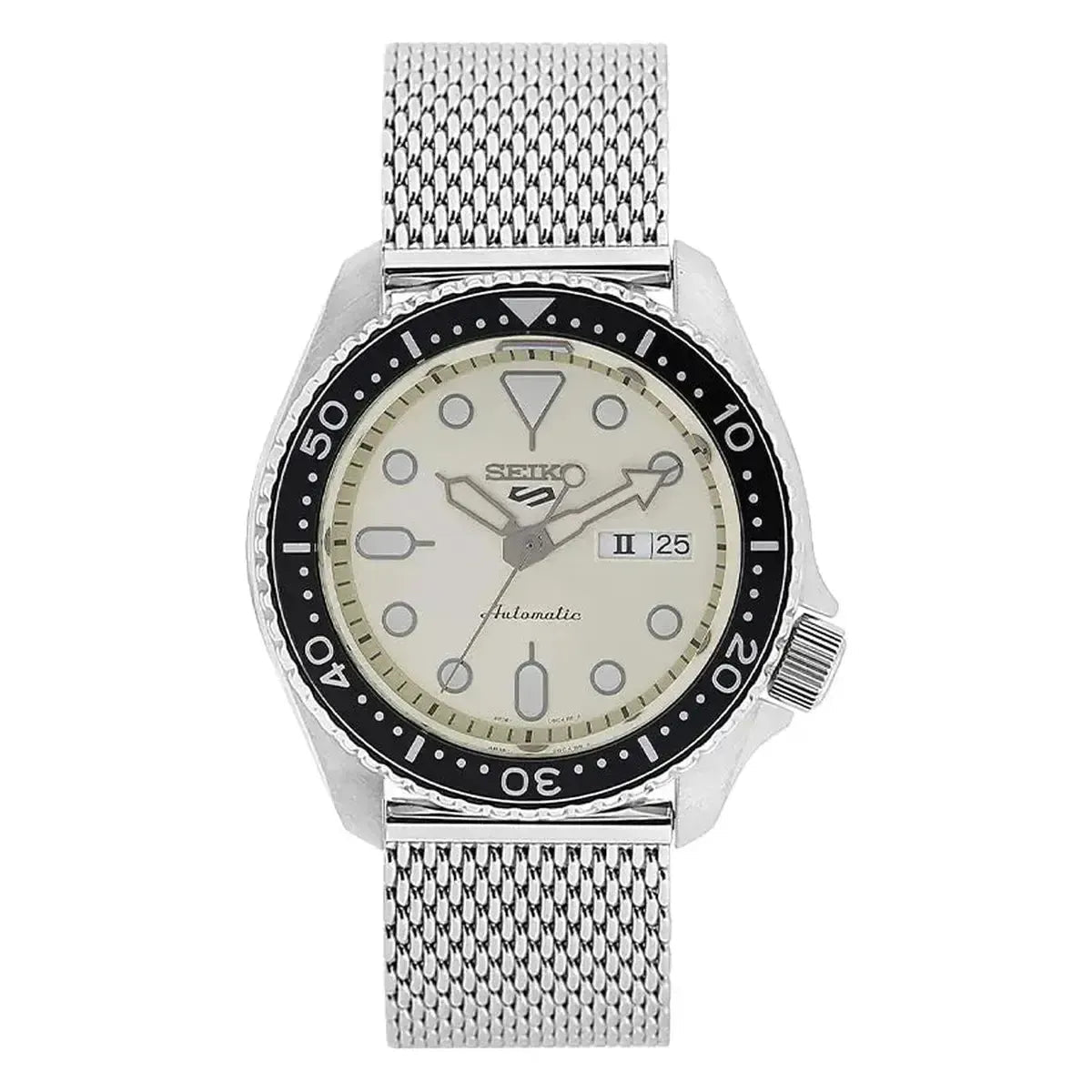Seiko 5 Sports SRPE75K1 Men's Watch – 42.5mm Gold Dial Stainless Steel