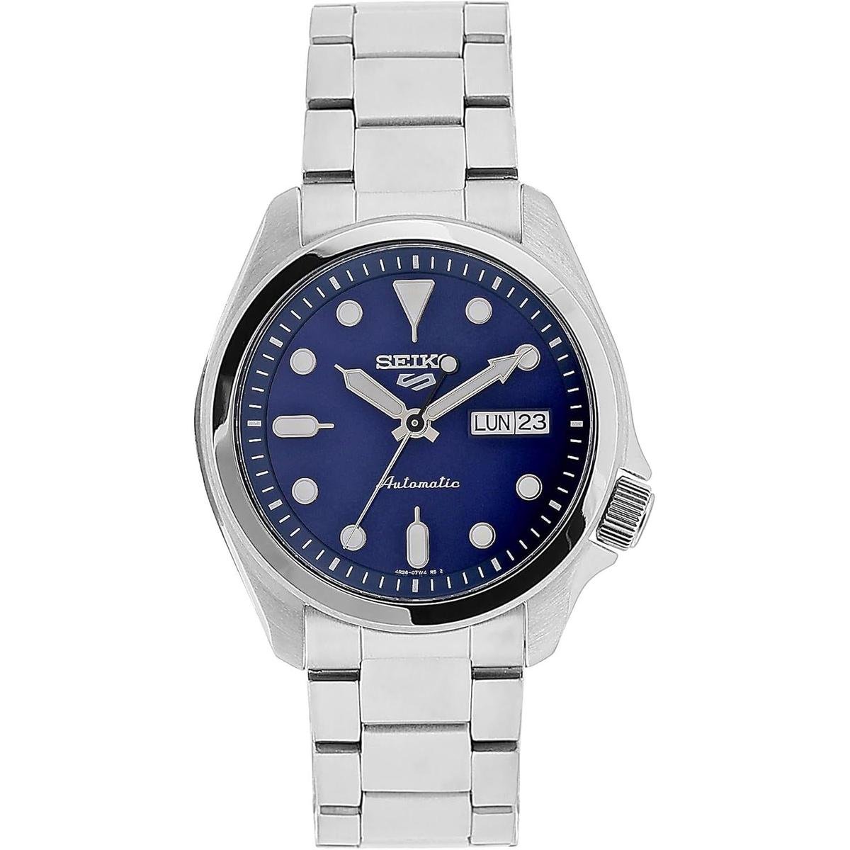 Seiko 5 Sports SRPE53K1 Men's Watch – 40mm Blue Dial Stainless Steel