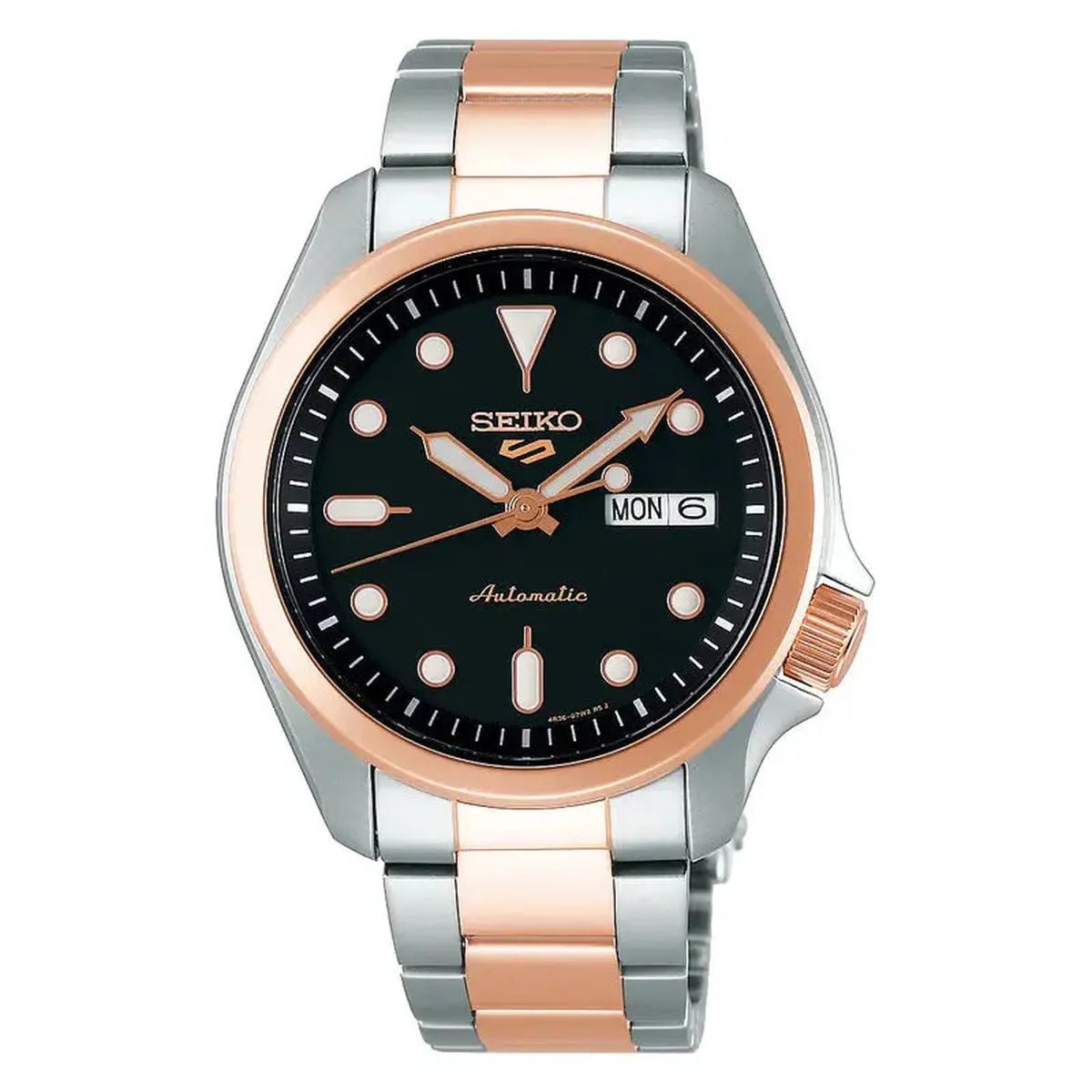 Seiko 5 Sports SRPE58K1 Men's Watch – 40.0mm Black Dial Stainless Steel