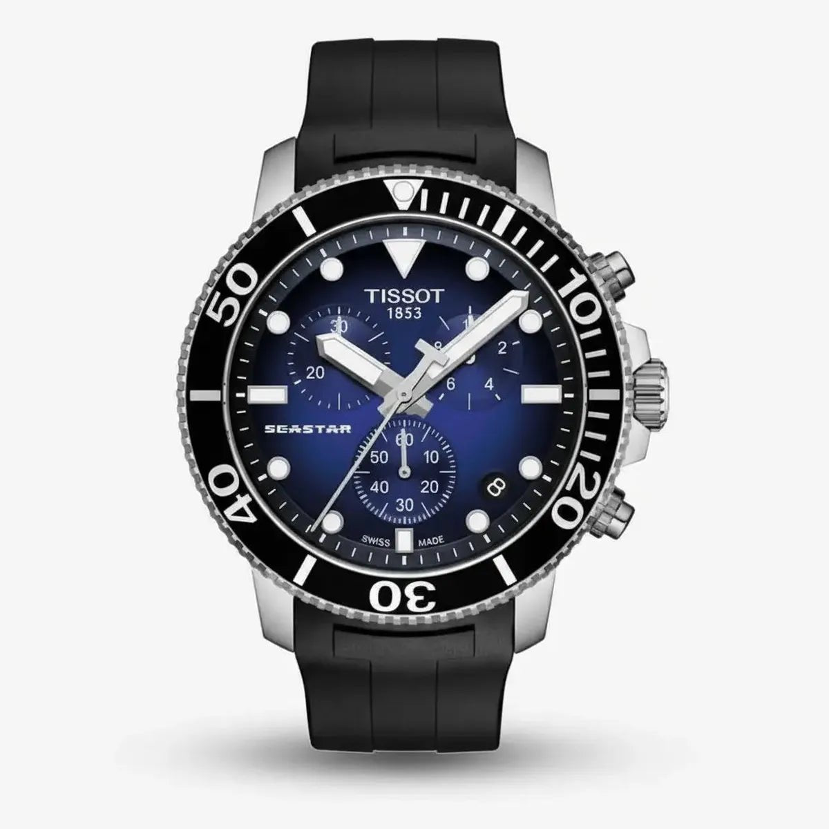 Tissot T-Sport T120.417.17.041.00 Men's Watch – 45.5mm Blue Dial Rubber