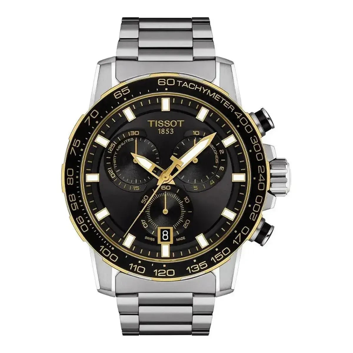 Tissot T-Sport T125.617.21.051.00 Men's Watch – 45.5mm Black Dial Stainless Steel
