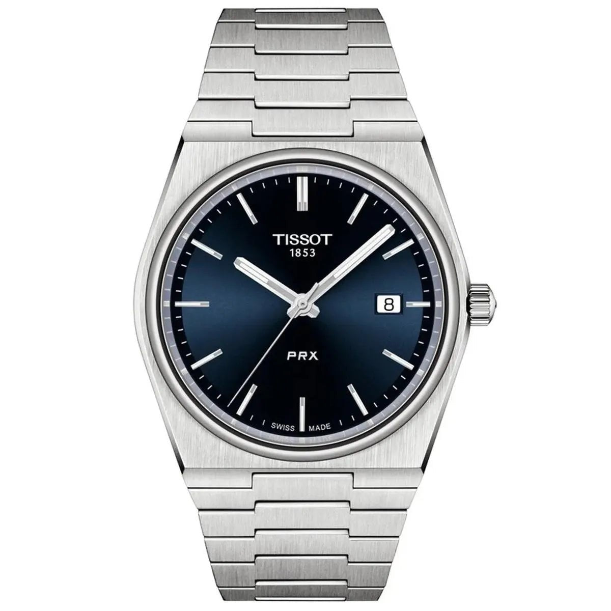 Tissot PRX T137.410.11.041.00 Men's Watch – 40.0mm Blue Dial Stainless Steel