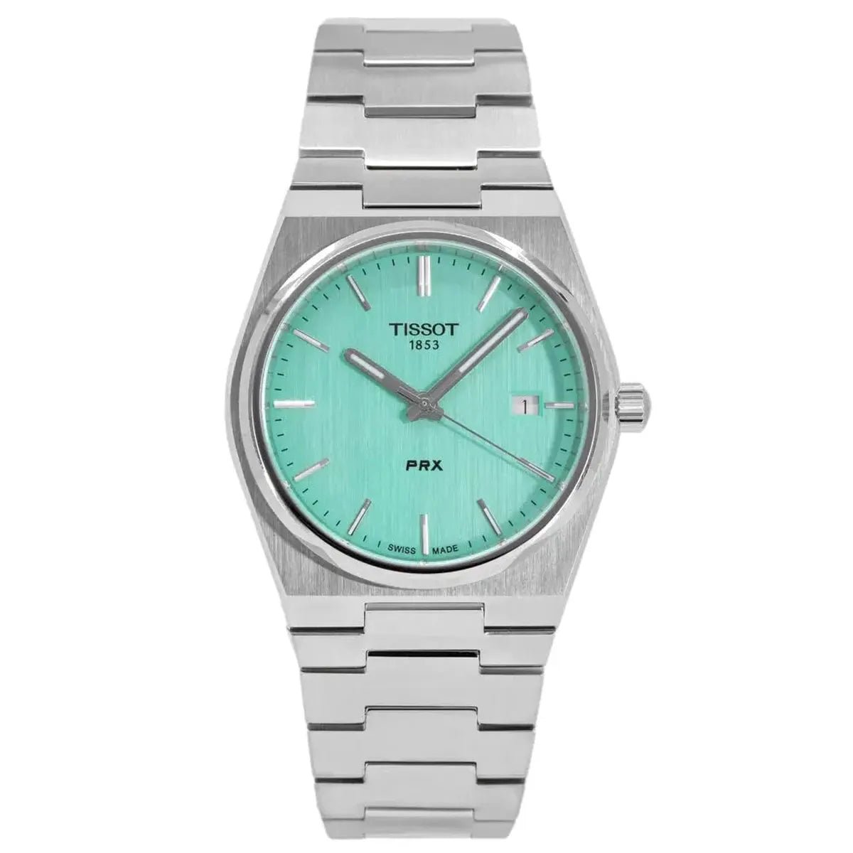 Tissot PRX T137.410.11.091.01 Men's Watch – 40.00mm Green Dial Stainless Steel
