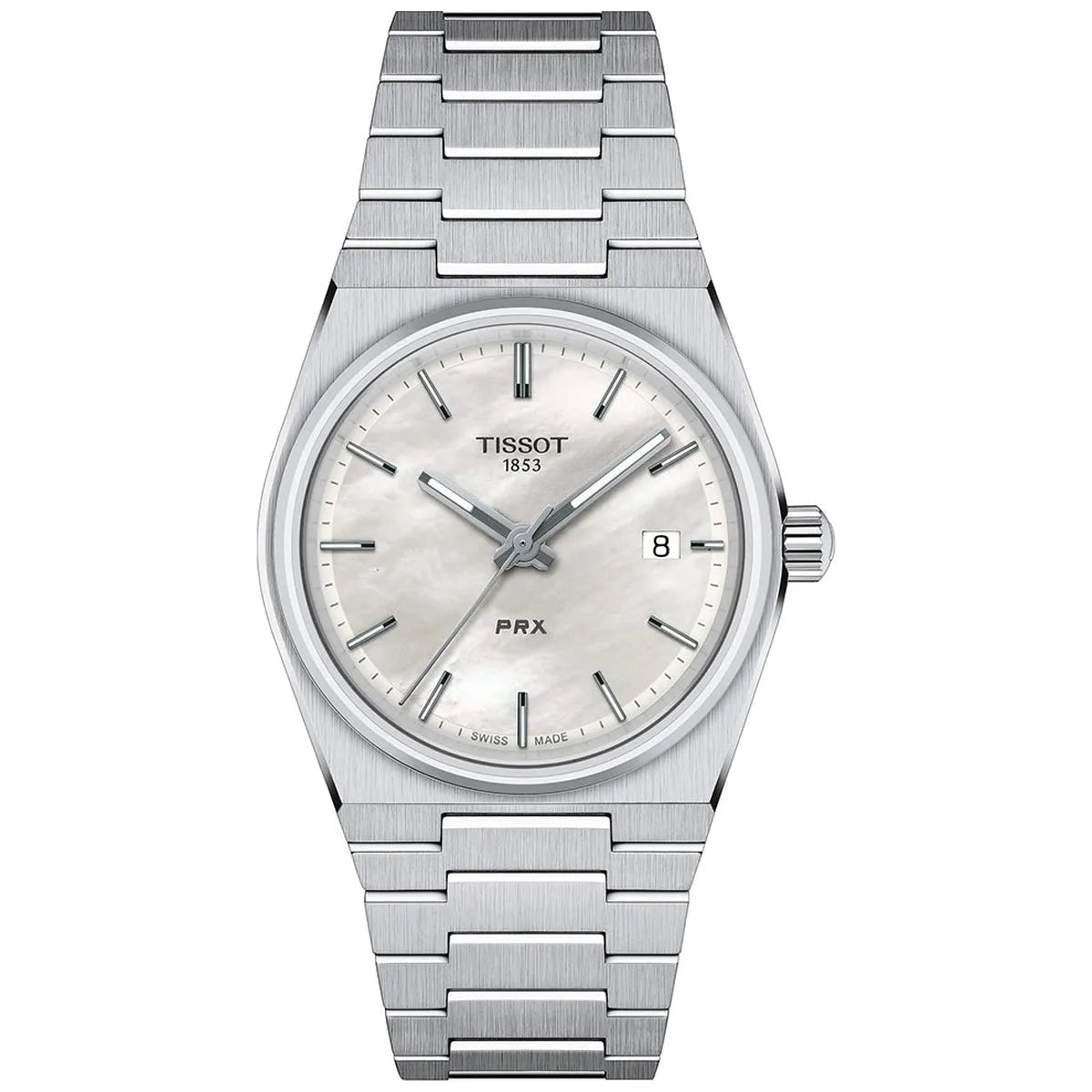 Tissot PRX T137.210.11.111.00 Unisex Watch – 35.0mm White Dial Stainless Steel