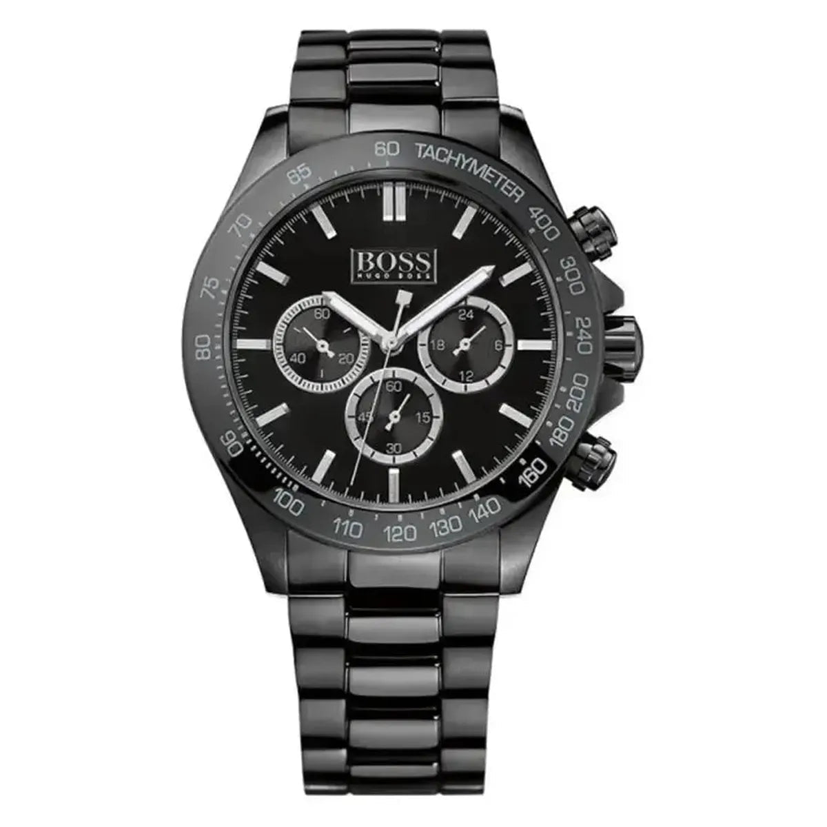 Hugo Boss Ikon 1512961 Men's Watch – 44mm Black Dial Stainless Steel