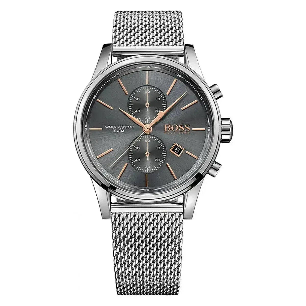 Hugo Boss Jet 1513440 Men's Watch – 41mm Grey Dial Stainless Steel