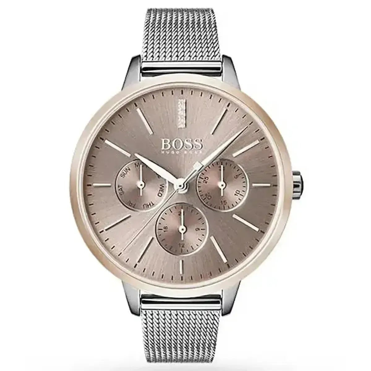 Hugo Boss Symphony 1502421 Women's Watch – 38mm Rose Gold Dial Stainless Steel