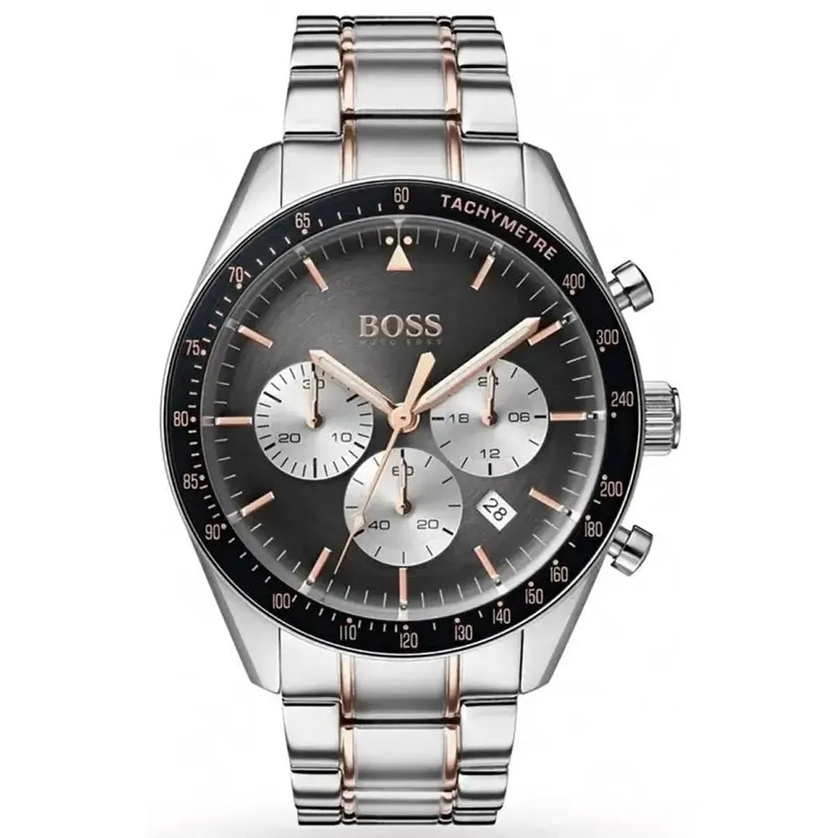 Hugo Boss Trophy 1513634 Men's Watch – 44mm Grey Dial Stainless Steel