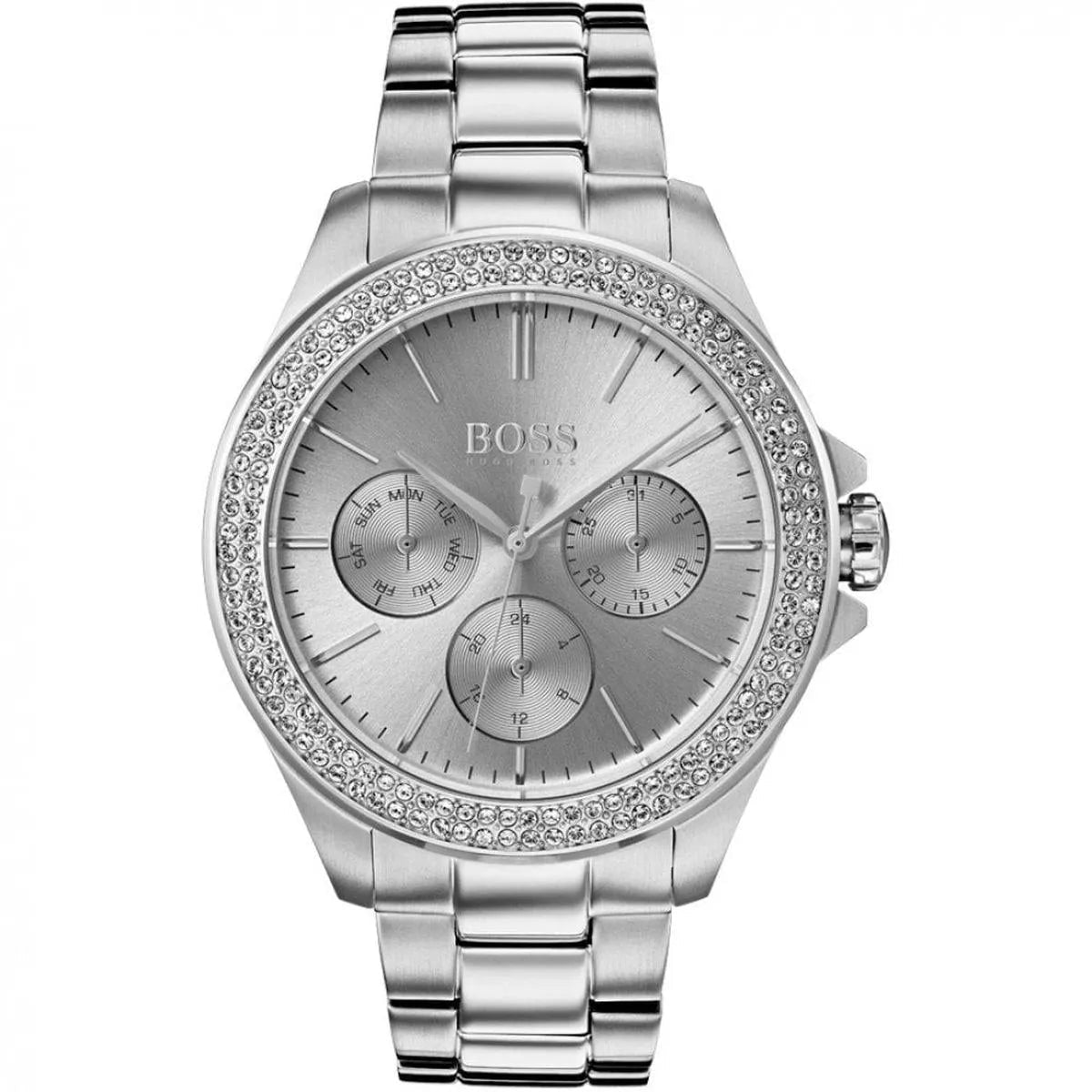 BOSS Premier 1502442 Women's Watch – 39mm Silver Dial Stainless Steel