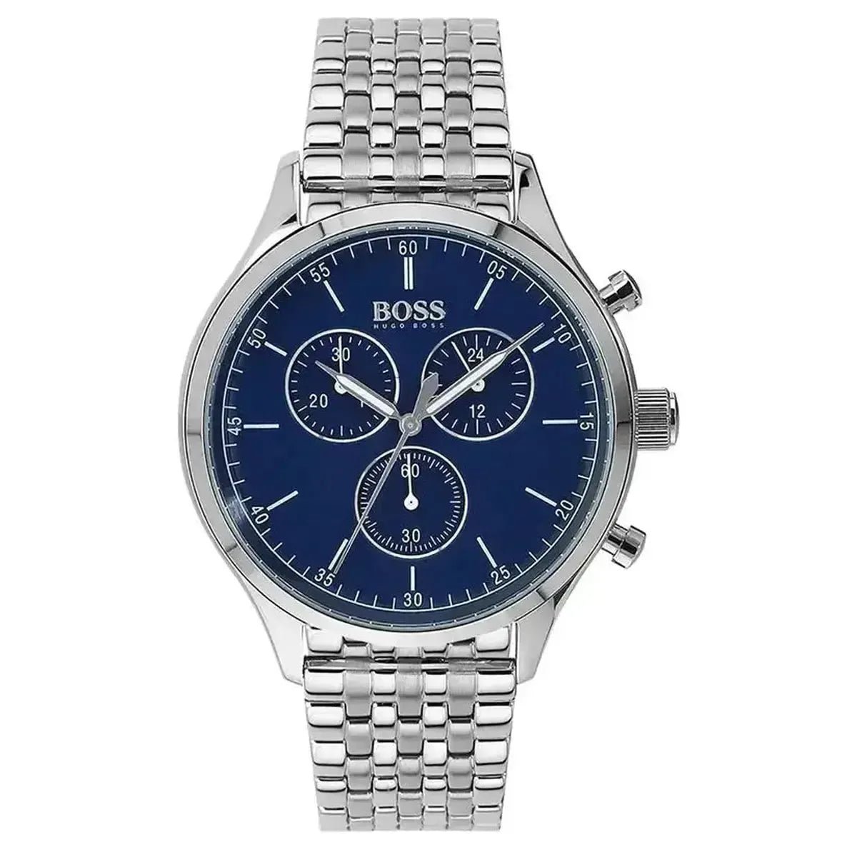 Hugo Boss Companion 1513653 Men's Watch – 44mm Blue Dial Stainless Steel