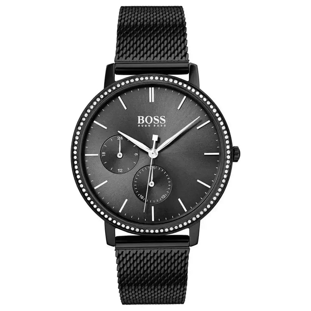 Hugo Boss Infinity 1502521 Women's Watch – 35mm Black Dial Stainless Steel