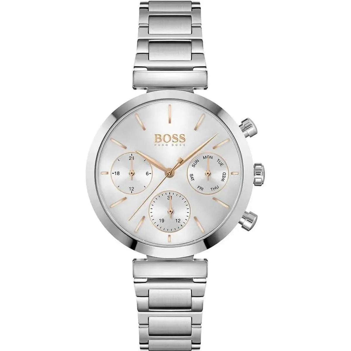 Hugo Boss Flawless 1502530 Women's Watch – 36mm Silver Dial Stainless Steel