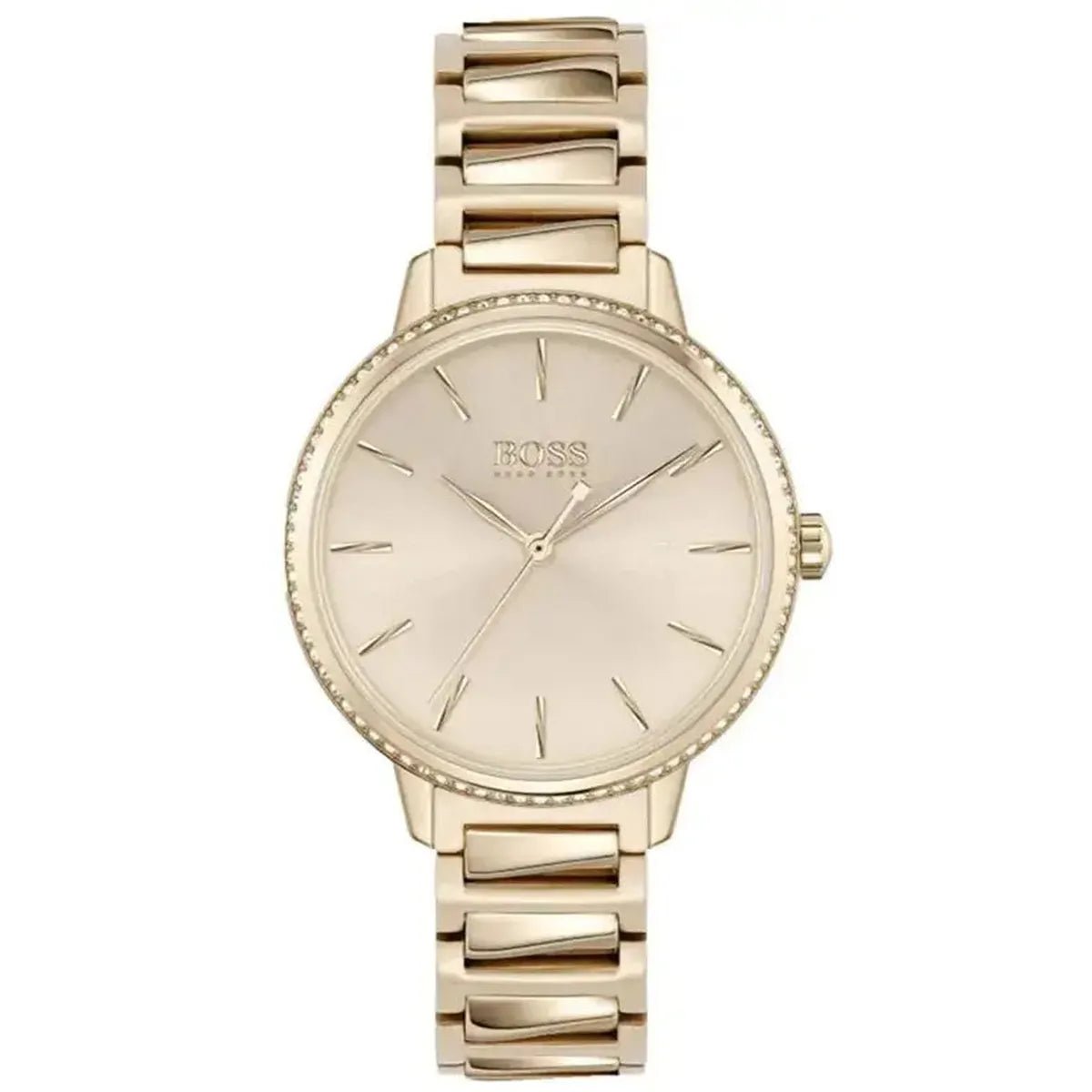 Hugo Boss Signature 1502540 Women's Watch – 34mm Rose Gold Dial Stainless Steel