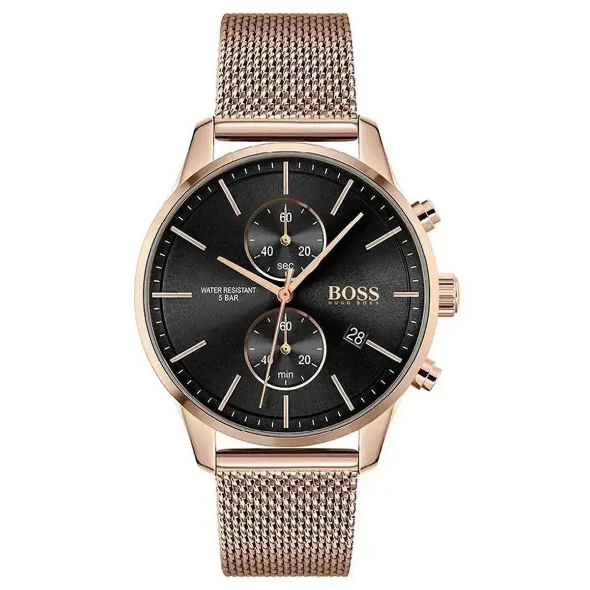 Hugo Boss Associate 1513806 Men's Watch – 42mm Black Dial Stainless Steel