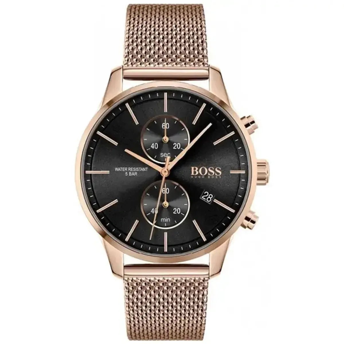 Hugo Boss Integrity 1513808 Men's Watch – 43mm Black Dial Stainless Steel