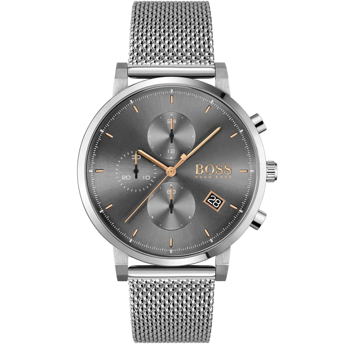 BOSS Integrity 1513807 Men's Watch – 43mm Grey Dial Stainless Steel