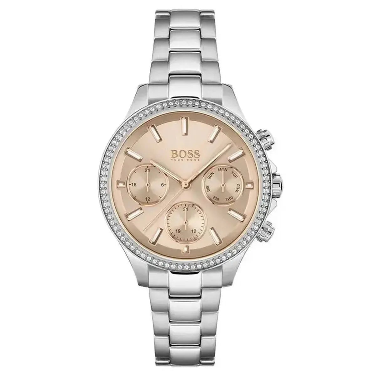 Hugo Boss Hera 1502565 Women's Watch – 38mm Rose Gold Dial Stainless Steel