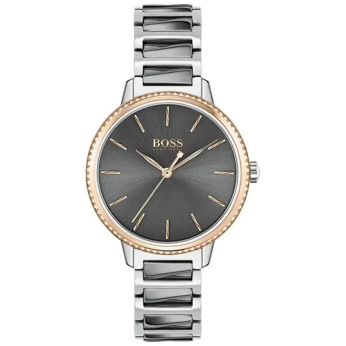 Hugo Boss Signature 1502569 Women's Watch – 34mm Grey Dial Stainless Steel