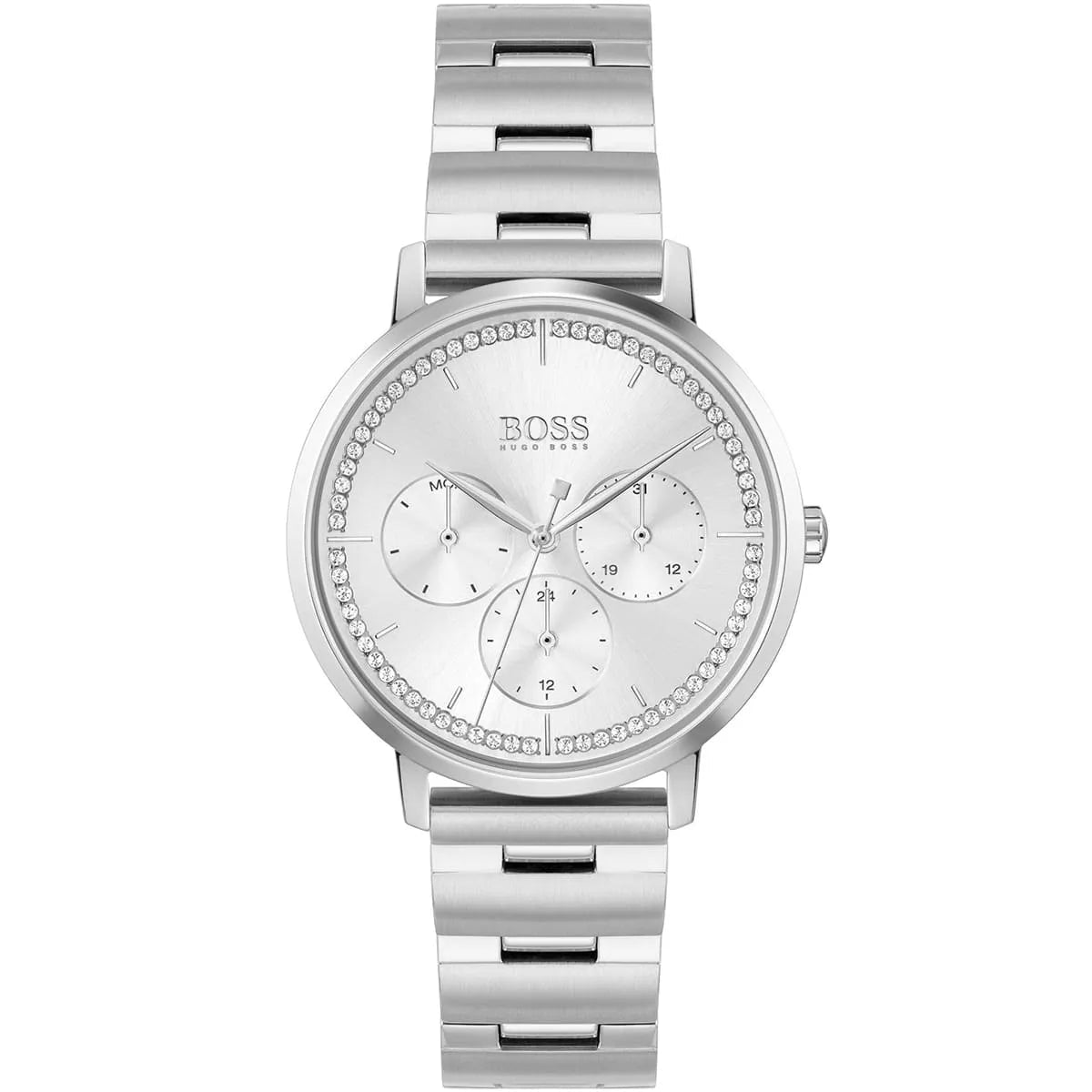 BOSS Prima 1502570 Women's Watch – 35mm Silver Dial Stainless Steel