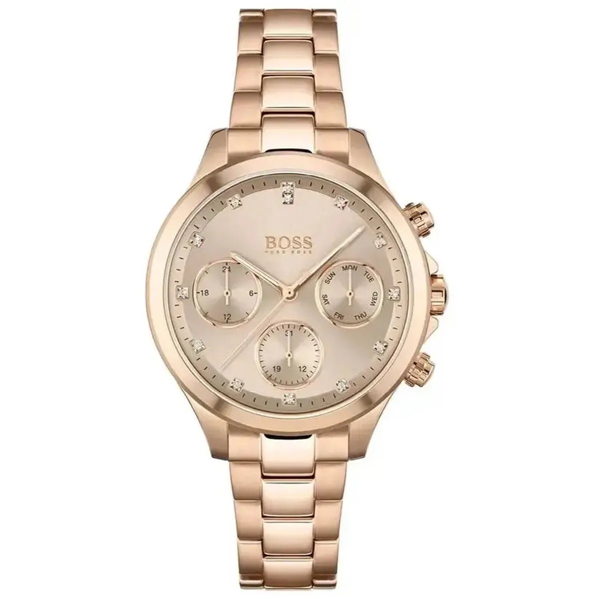 Hugo Boss Hera 1502592 Women's Watch – 38mm Rose Gold Dial Stainless Steel