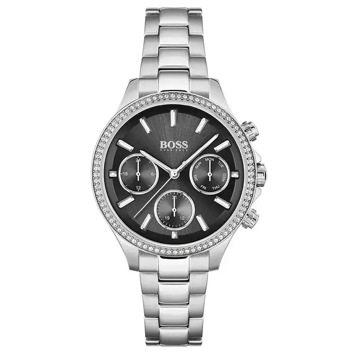 Hugo Boss Hera 1502593 Women's Watch – 38.0mm Black Dial Stainless Steel