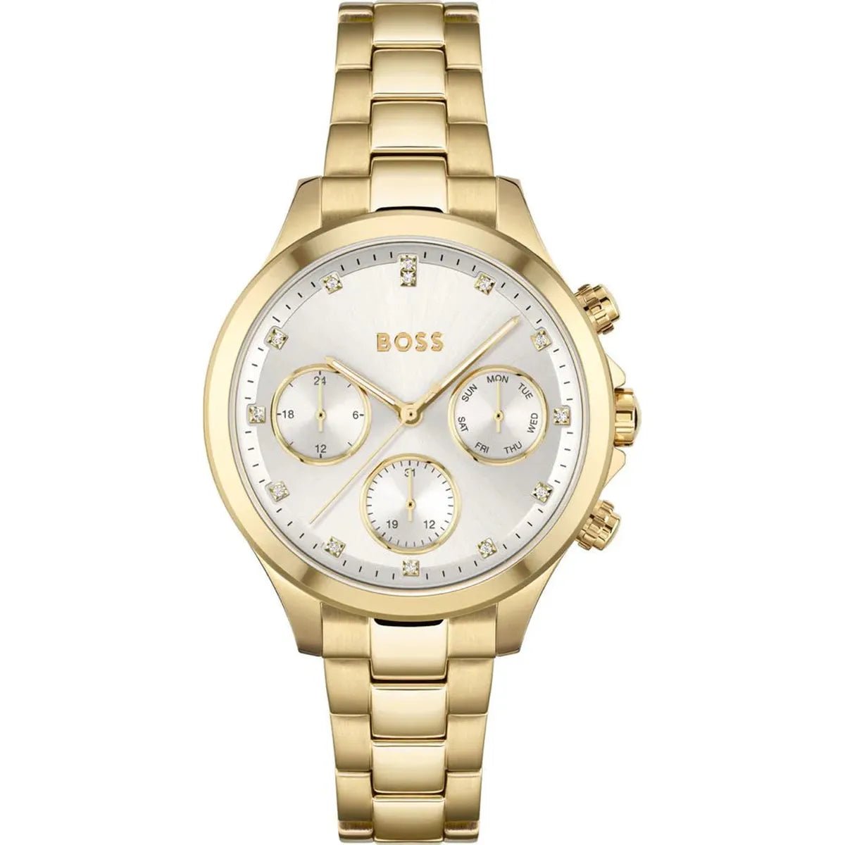 BOSS Hera 1502628 Women's Watch – 38mm Silver Dial Stainless Steel