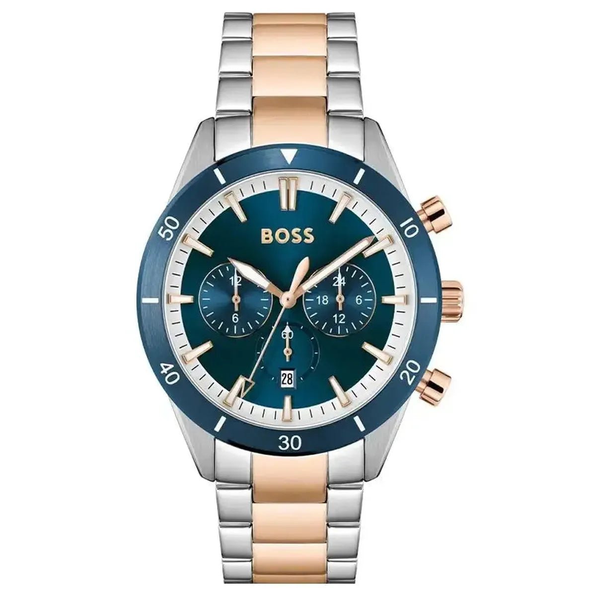 Hugo Boss Santiago 1513937 Men's Watch – 44mm Blue Dial Stainless Steel