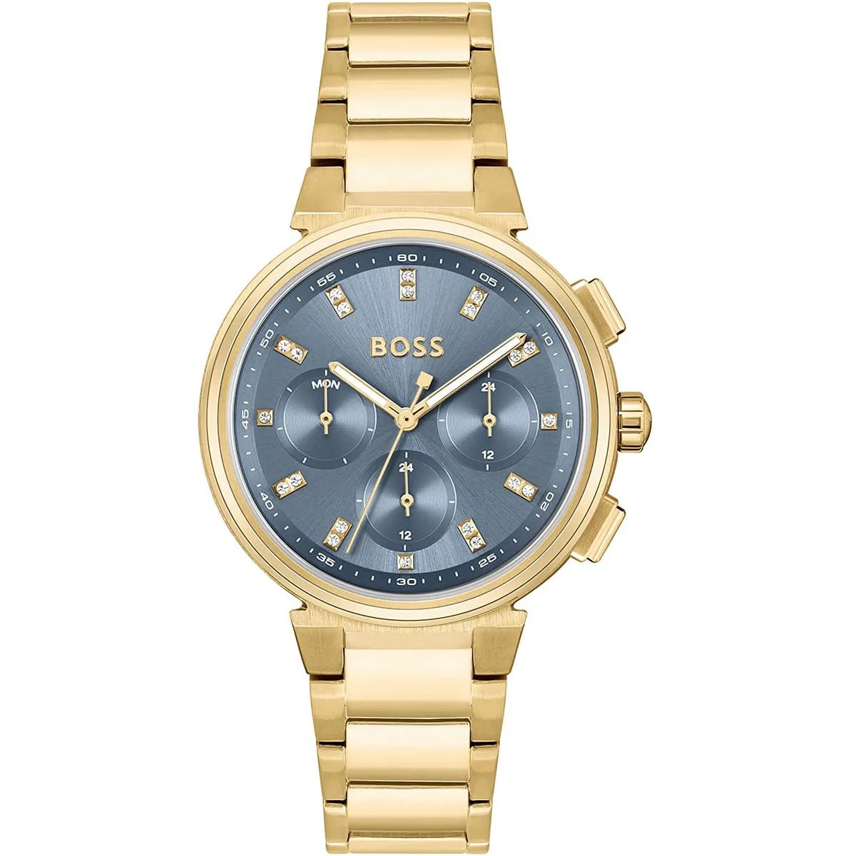 BOSS One 1502677 Women's Watch – 38mm Blue Dial Stainless Steel