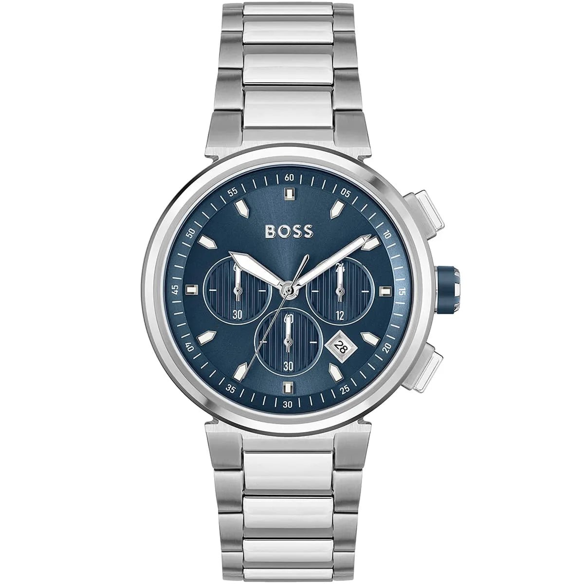 Hugo Boss ONE 1513999 Men's Watch – 44mm Blue Dial Stainless Steel