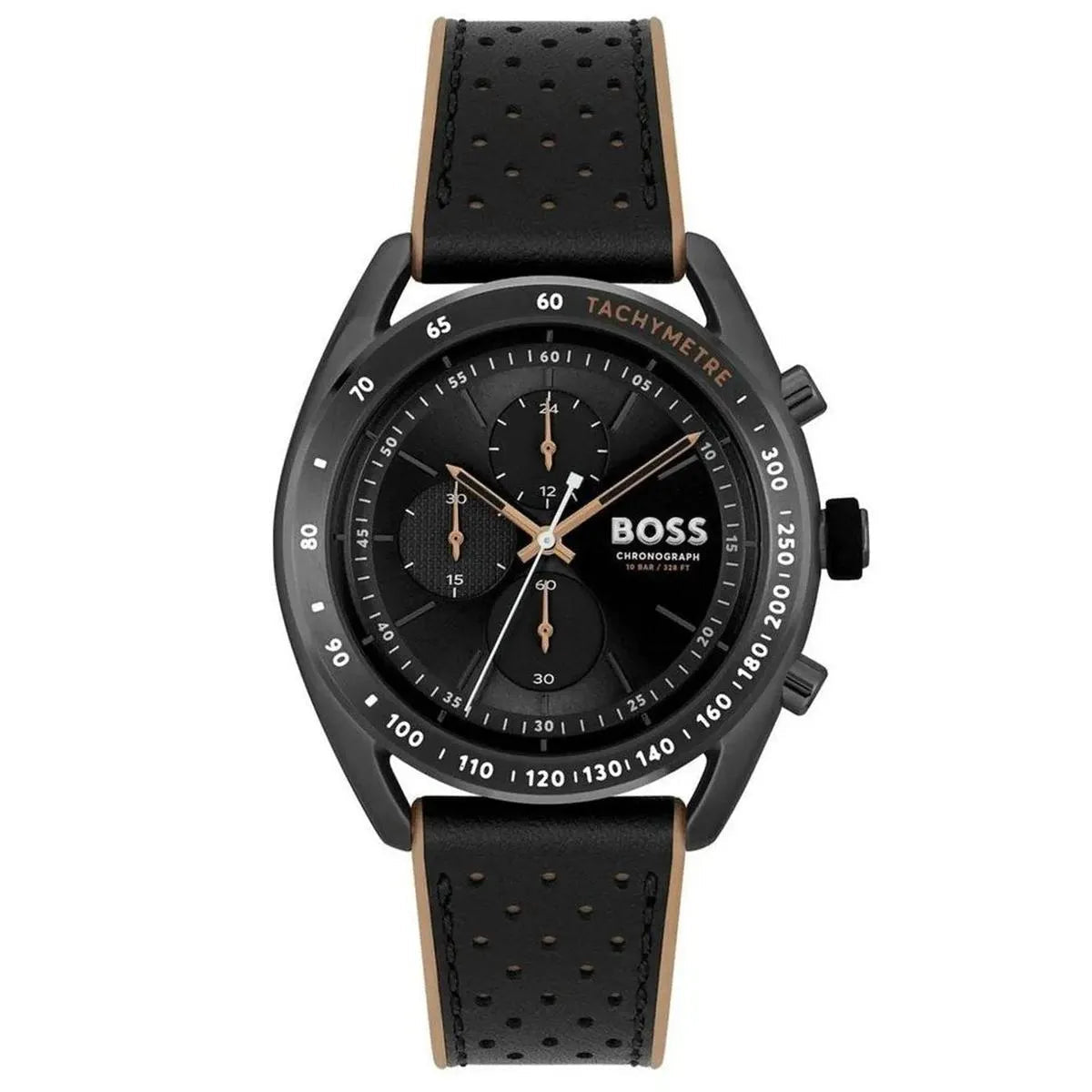 Hugo Boss Centre Court 1514022 Men's Watch – 44mm Black Dial Leather