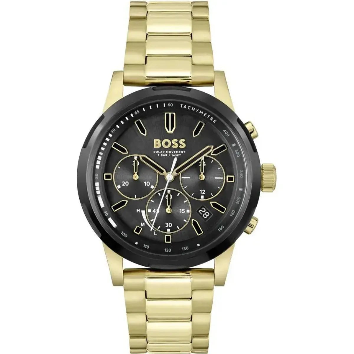 Hugo Boss Solgrade 1514033 Men's Watch – 44.0mm Black Dial Stainless Steel