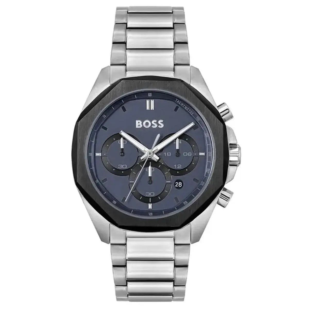 Hugo Boss Gregor 1514050 Men's Watch – 45mm Blue Dial Leather