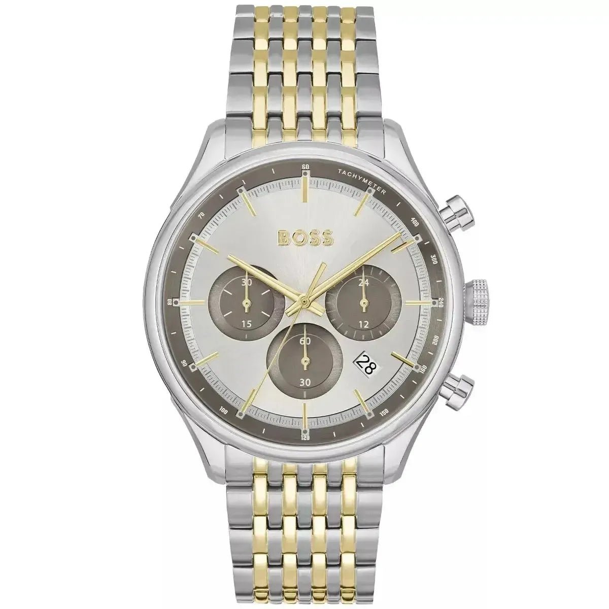 Hugo Boss Gregor 1514053 Men's Watch – 45mm Silver Dial Stainless Steel