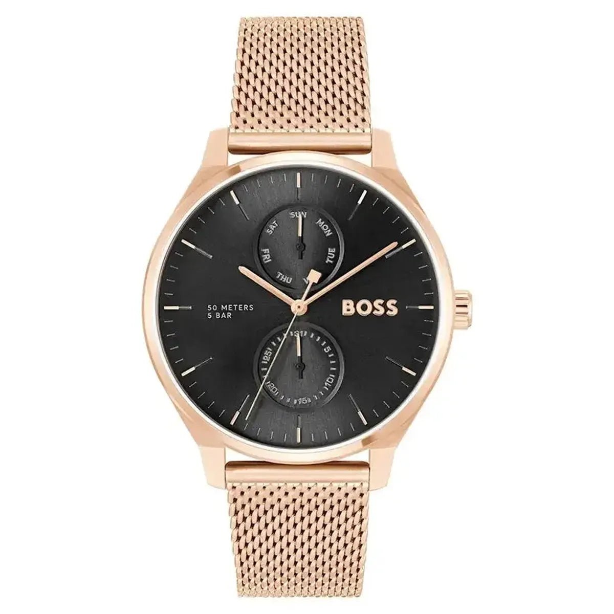 Hugo Boss Tyler 1514104 Men's Watch – 43mm Black Dial Stainless Steel