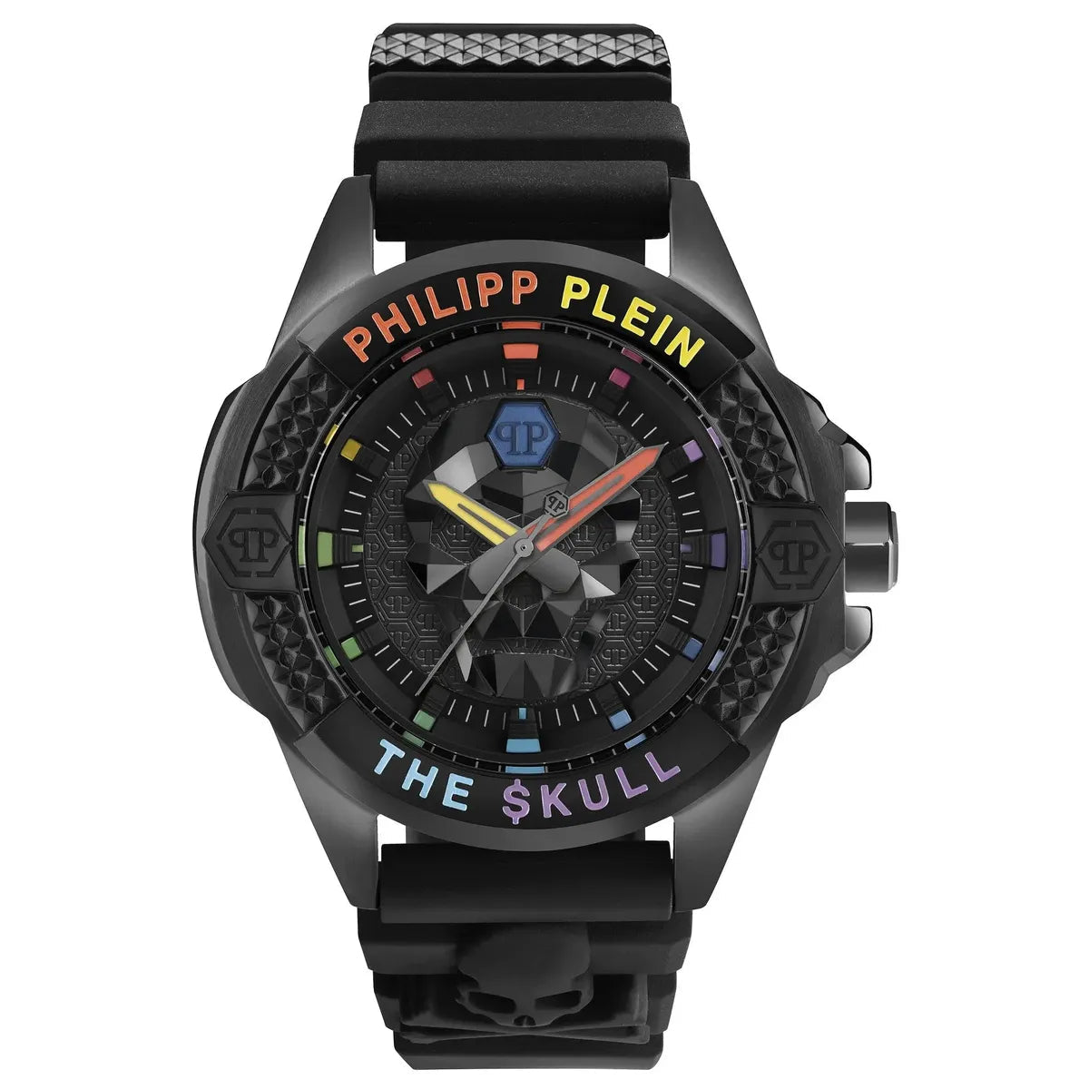 Philipp Plein The $kull PWAAA0621 Men's Watch – 44mm Black Dial Silicone