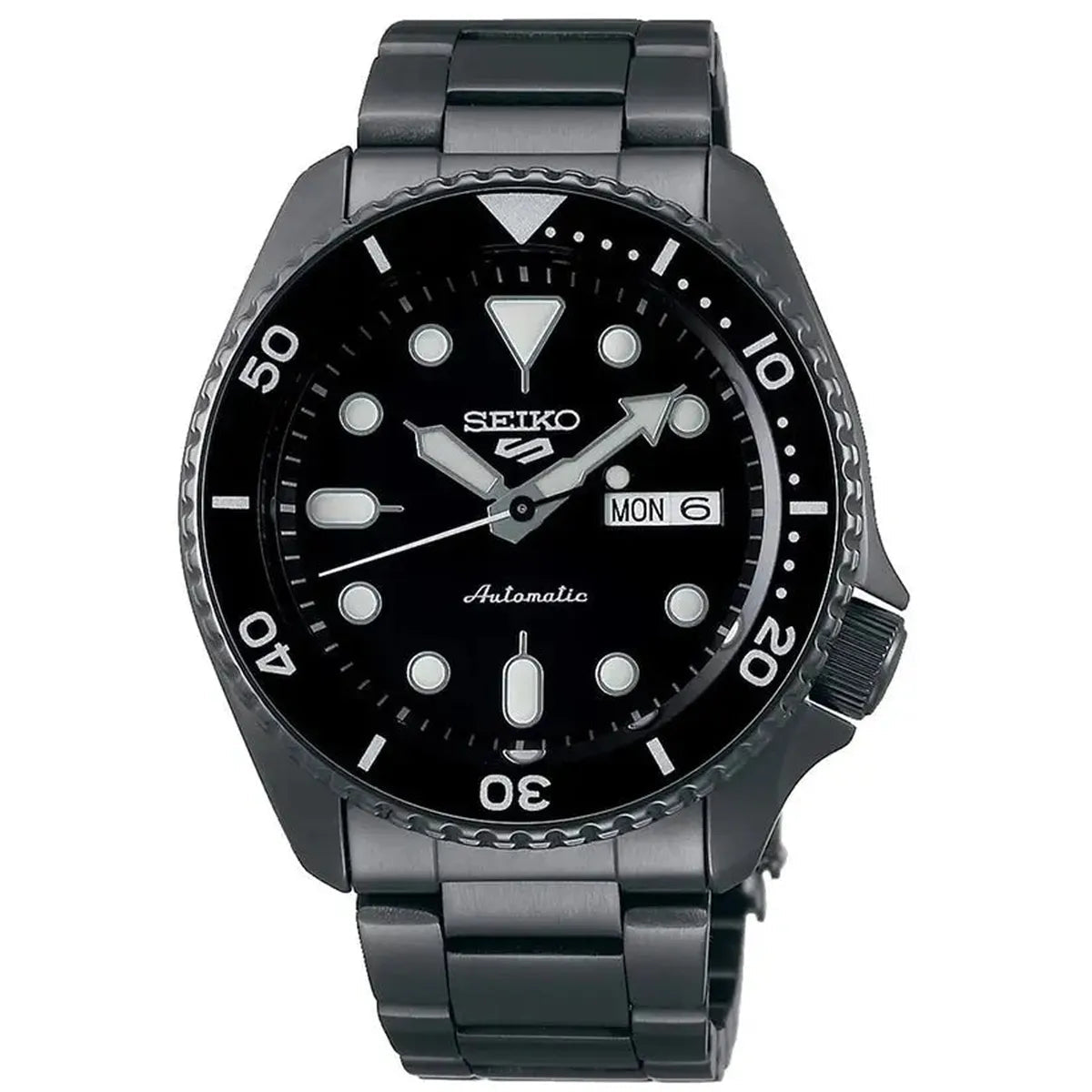 Seiko 5 Sports SRPD65K1 Men's Watch – 42.5mm Black Dial Stainless Steel