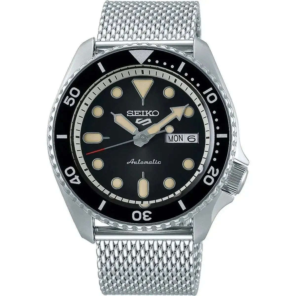 Seiko 5 Sports SRPD73K1 Men's Watch – 42.5mm Black Dial Stainless Steel